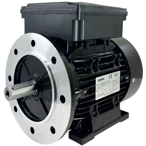 Moteur Électrique Monophasé 220V 0.55kW 1500Tr/min B35 4MLE801 Double Condensateur - CEMER (1/5)