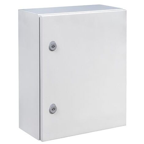 Armoire électrique en métal 500x400x250mm - étanche IP66, IK10 - Livré avec tôle de fond