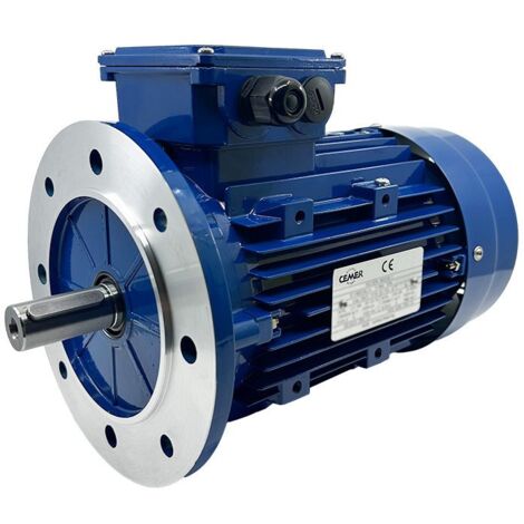 Moteur triphasé CEMER B5, 11 KW, 3000 TR/MIN, HA 160, 400/690V, IE1, Alu (1/5)