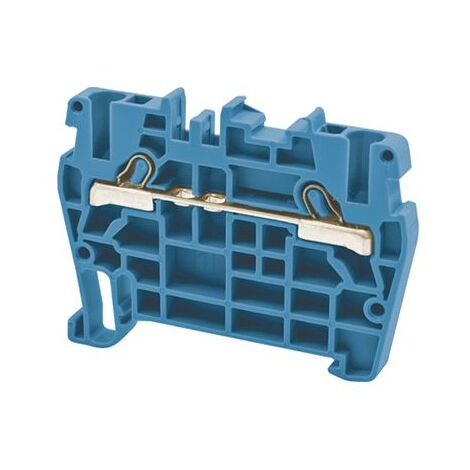 Borne de jonction à ressort 2,5mm² - pas 5mm - bleue - type PushFit - IMO