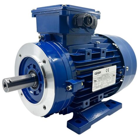 Moteur triphasé CEMER B34, 2.2 KW, 3000 TR/MIN, HA 90, 230/400V, IE1, Alu