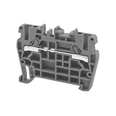 Borne de jonction à ressort 2,5mm² - pas 5mm - grise - type PushFit - IMO (1/2)