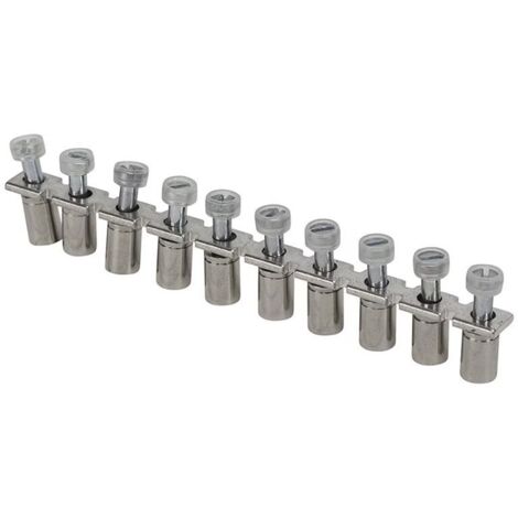 Barette de jonction sécable 10 voies pour borne à vis 6 mm2 - IMO