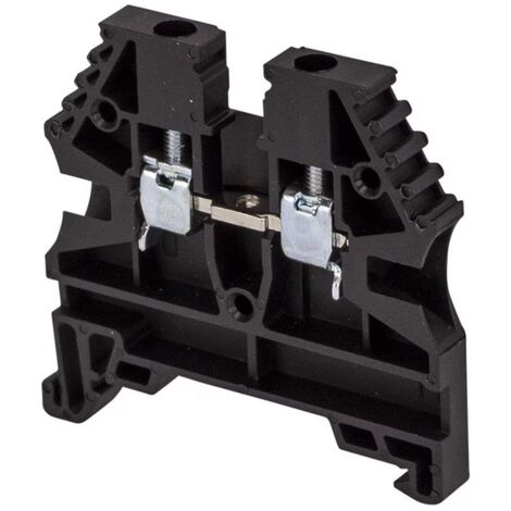Borne de jonction à vis 2,5mm² - pas 5mm - noire - IMO (1/5)