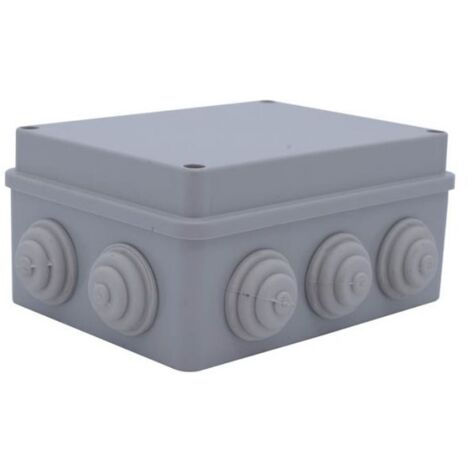 Boite de dérivation étanche IP54 150x110x70mm, en saillie, 10 entrées membranes souples