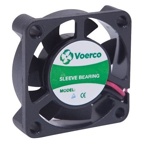 Ventilateur axial carré 24Vdc 40X40X10 - débit d'air 18m3/h - 1.92W