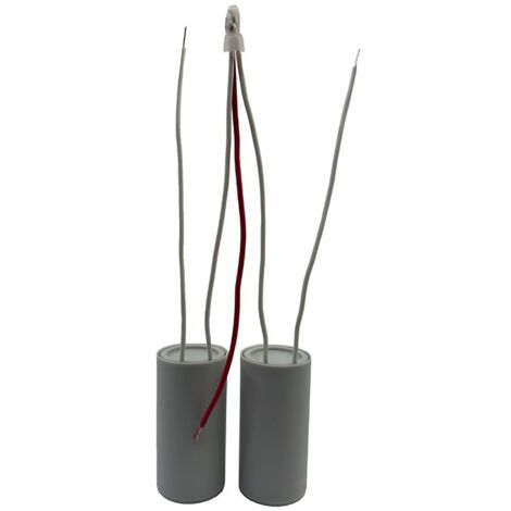 Ducati Energia – Condensateur permanent double capacité 2µF / 4µF 475V – Assemblage pour moteurs VMC – Durée de vie 10 000 heures