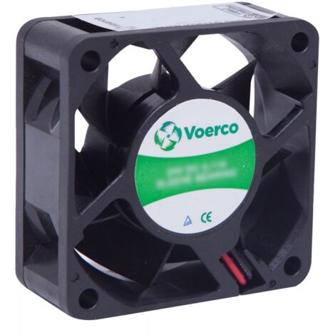 Ventilateur axial carré 12Vdc 60X60X25 - débit d'air 37m3/h - 2.4W (1/2)