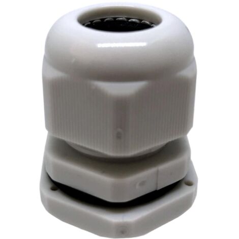 Lot de 10 presse étoupes PG11 en polyamide – Étanchéité IP68 pour câbles de 5 à 10mm – Filetage GAZ – Couleur gris RAL7035 – IMO