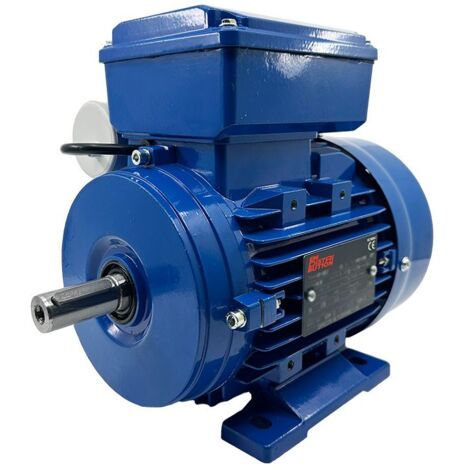 Moteur Électrique Monophasé B3, 0.75 KW, 3000 TR/MIN, HA 71, 230V, Alu - Carcasse réduite (1/5)