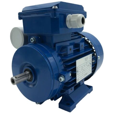 Moteur monophasé B3, 0.55 KW, 1500 TR/MIN, HA 71, 230V, Alu - Carcasse réduite (1/4)