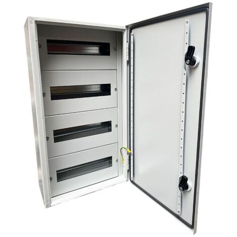 coffret métallique H600xL400xP170 mural 4 rangées CPR803