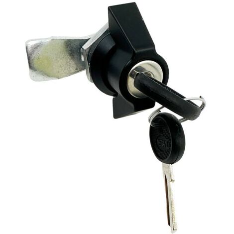 Em Distribution – Serrure à clé pour coffret métallique – Compatible CPxxE, CPXXY, CPR – Inclus 2 clés – Sécurise armoires électriques (1/4)