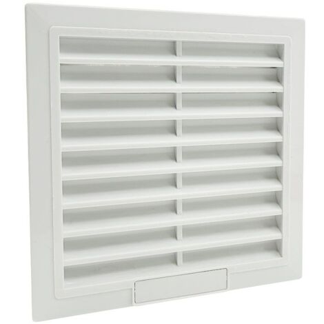 Ouïe d'aération plastique ABS avec filtre IP54 - 105x105mm - RAL7035 pour armoire électrique (1/3)