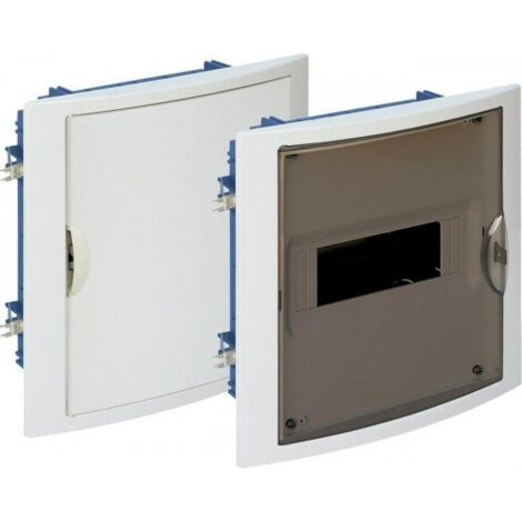 Solera – Coffret électrique nu encastrable 8 modules 1 rangée – Indice de protection IP40 – Résistance aux chocs IK08 – 5108HGW