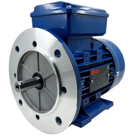 Moteur Électrique Monophasé B35, 2.2 KW, 3000 TR/MIN, HA 80, 230V, Alu - Carcasse réduite (1/5)