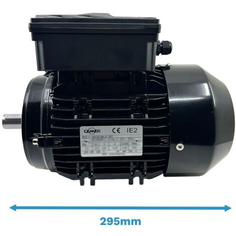 Moteur électrique Monophasé 0.09kW 1500 Tr/min 230V CEMER - Avec Condensateur Permanent, Fixation B35