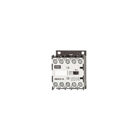 Mini contacteur 3P 4KW 9A - bobine 230VAC - 1NO - rail DIN - MB09 IMO