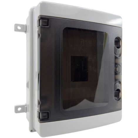 Coffret étanche 5 modules 210x168x102mm - montage en saillie - pour l'extérieur IP65 (1/5)