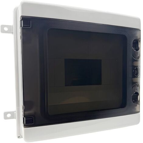 Coffret étanche 8 modules 210x222x102mm - montage en saillie - pour l'extérieur IP65 (1/5)