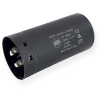 Condensateur de démarrage 324-389µF à cosses faston 6.3, fond plat - Ø52x105mm - DUCATI