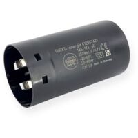 Ducati Energia – Condensateur de démarrage 145-174µF – Cosses faston double 6.3mm – Ø45,5x84mm – Pour moteurs monophasés 220V