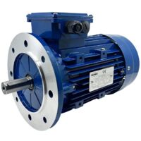 Moteur triphasé CEMER B5, 4 KW, 3000 TR/MIN, HA 100, 230/400V, IE1, Alu - Carcasse réduite
