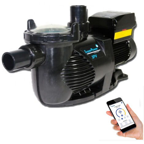 Super power pump o'pool - pompe à vitesse variable  1.5 kw + wifi (1/5)