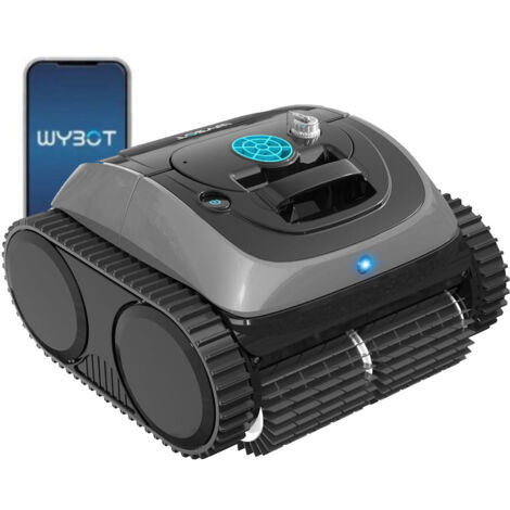 Wybot c1 robot de piscine sans fil connecté wifi/bluetooth, nettoyage complet fond, parois et ligne deau, 4 modes intelligents, autonomie 2h30, filtration fine (1/5)