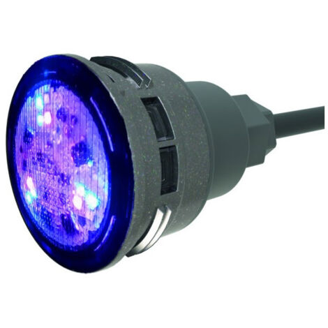 Ccei – Mini projecteur LED couleur brio+ – Éclairage de piscine – Économie d'énergie – Installation facile sur refoulement
