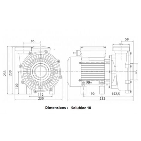 Desjoyaux - pompe compatible solubloc 10 pour bloc p18