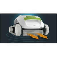 Dolphin robot de piscine électrique maytronics t25 - autonome, nettoyage du fond et des parois, compatible tout type de revêtement de piscine enterrée et hors-sol