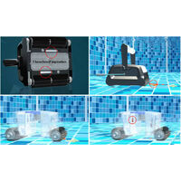 Robot de piscine bestway clean-o2 - nettoyage fond parois ligne d'eau des piscines jusqu'à 8x4m