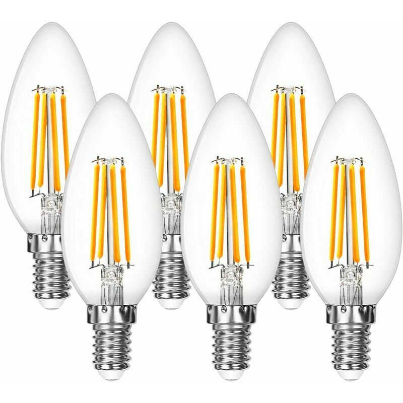 Osram Classic LED E14 Bougie Dépolie 4.8W 470lm - 827 Blanc Très Chaud, Dimmable - Équivalent 40W