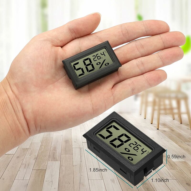 Capteur intelligent Mini humidité et température mètre Portable température  humidité mètre thermomètre hygromètre Max Min valeur affichage LCD
