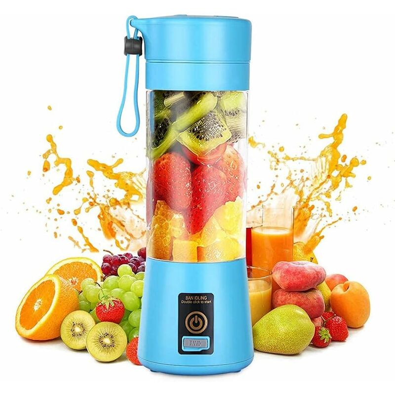 Mélangeur de jus électrique portable Usb Mini mélangeur de fruits Extracteur  de fruits Extracteur de fruits Food Shake Presse-agrumes multifonctionnel