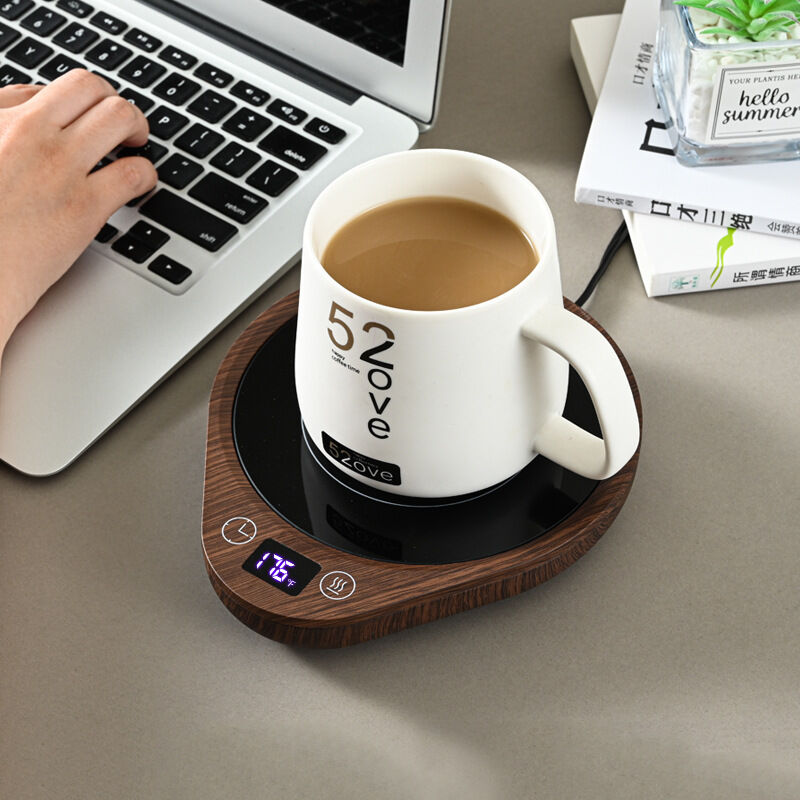 9€01 sur Sous-Tasse Chauffant Avec USB Couleur Bois Foncé - Accessoire de  cuisine - Achat & prix