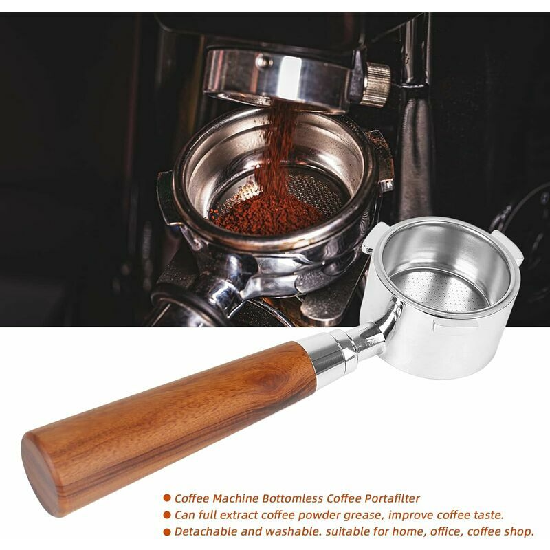 Porte-filtre à café sans fond pour Delonghi EC680, EC685, remplacement du  panier de filtre, machine à expresso, accessoire, outil Barista, 51mm -  AliExpress