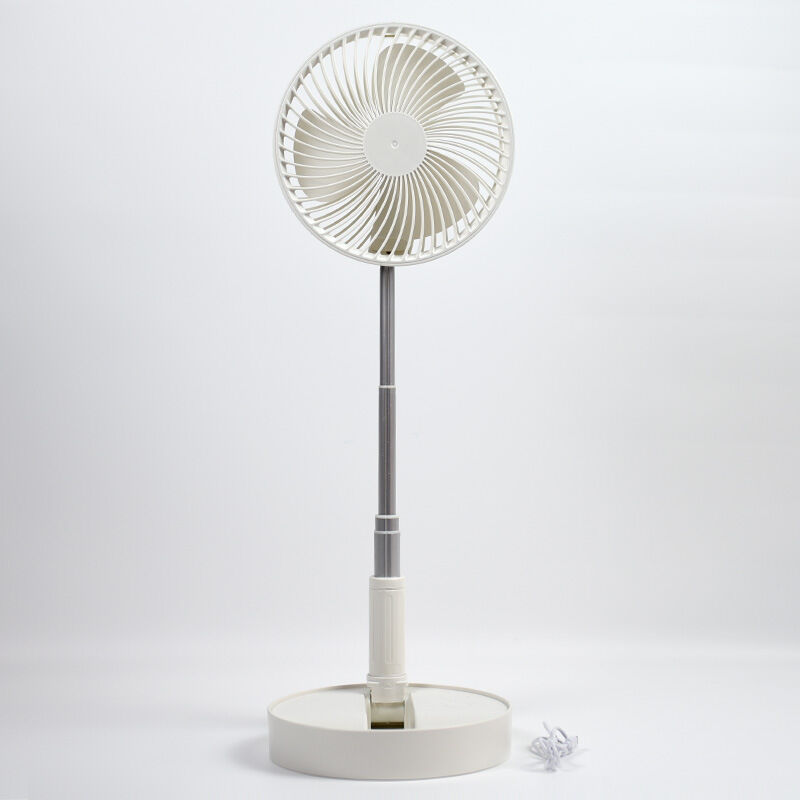 Ventilateur pliable oscillant avec télécommande, réglable en hauteur,  ventilateur de table silencieux avec 4 vitesses de vent/minuterie pour