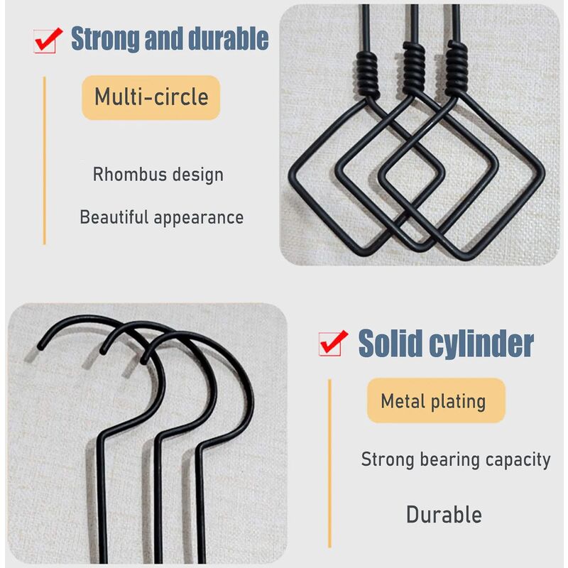 BELLE VOUS Crochet Plafond Suspension Robuste (Lot de 2) - Crochet de  Plafond Rotatif à 360° en Acier Inoxydable avec Vis - Charge de 400 kg pour