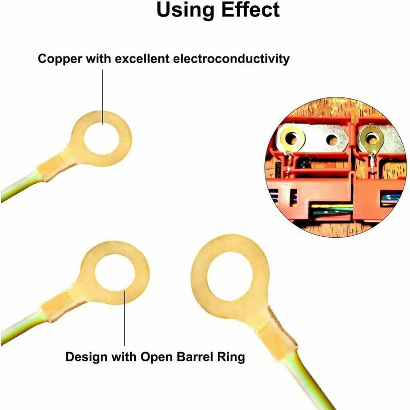 Laiton Bullet Connecteurs Kit,400pcs 3.9mm Bullet Terminal Connecteur Mle  Et Femelle Avec Manchons Isolants, Cosse Electriques Moto Cosse Bullet Co