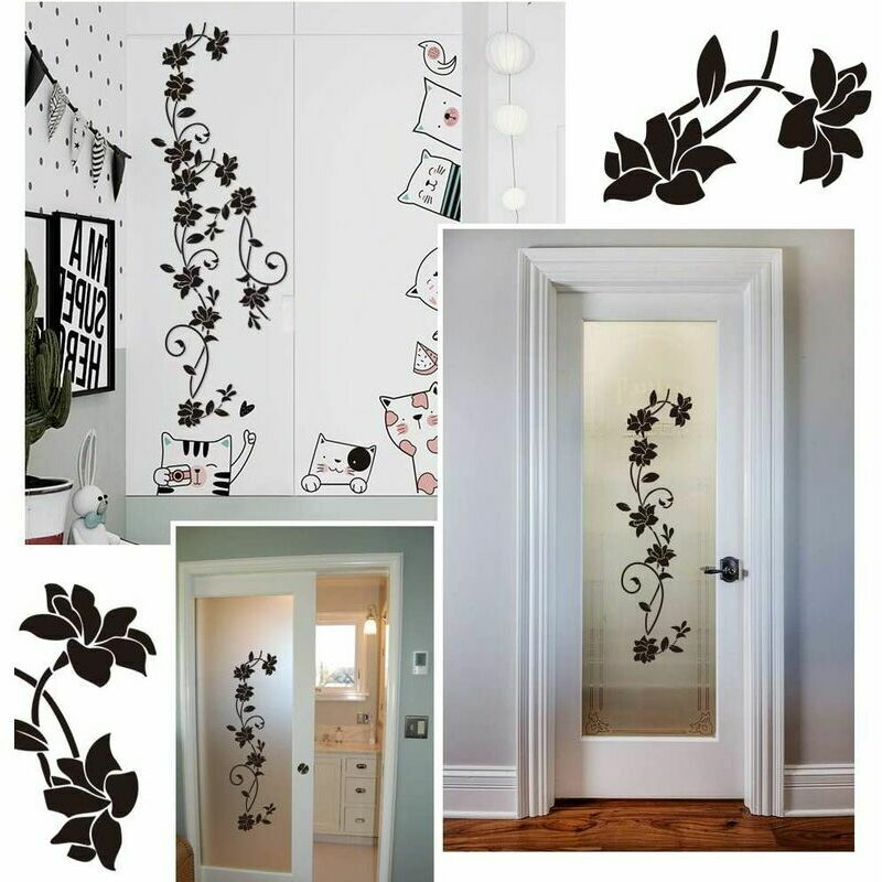 WWQAYZ Papier Peint Trompe Loeil escaliers Stickers Porte Chambre