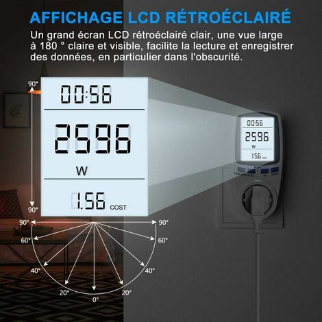 Compteur de consommation électrique Chacon EcoWatt 550