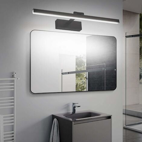 Lampe avant miroir LED en fer acrylique blanc chaud pour chambre salle de  bains