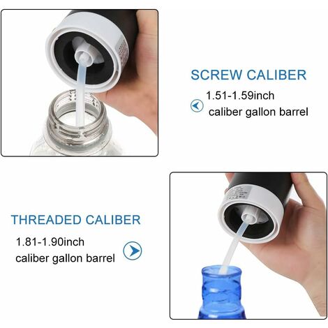 PUDHOMS Distributeur d'eau de 5 gallons – Pompe à eau à chargement USB pour  bouteille de 18 litres – Pompe à bouteille d'eau universelle –