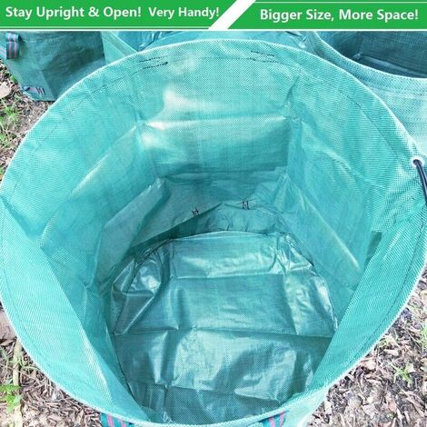 300L 80 gallons 67 cm x 84 cm, sac de jardin en matériau tissé