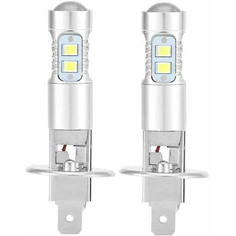 Ampoules H1 LED 10SMD Blanc Xenon 6000K Feux Antibrouillard Avant 12V