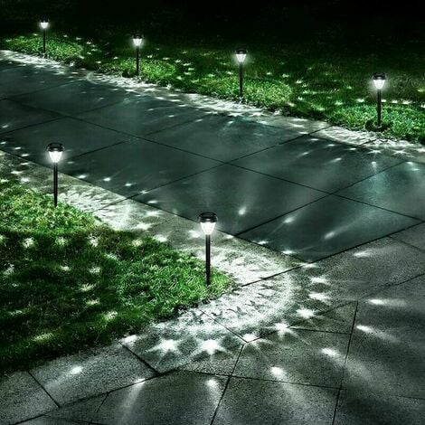BESTA - Lampe solaire pour extérieur 8 pièces LED lumières de pont