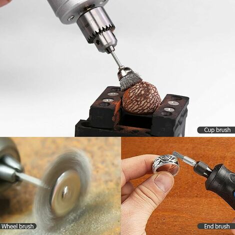 Outils de meulage de roue Gobelets pour perceuse rotative Acier portable  d'élimination de la rouille