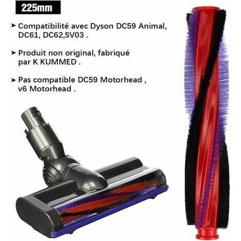 Brushroll Rouleau Brosse pour Dyson V6 Animal Pièce de Rechange